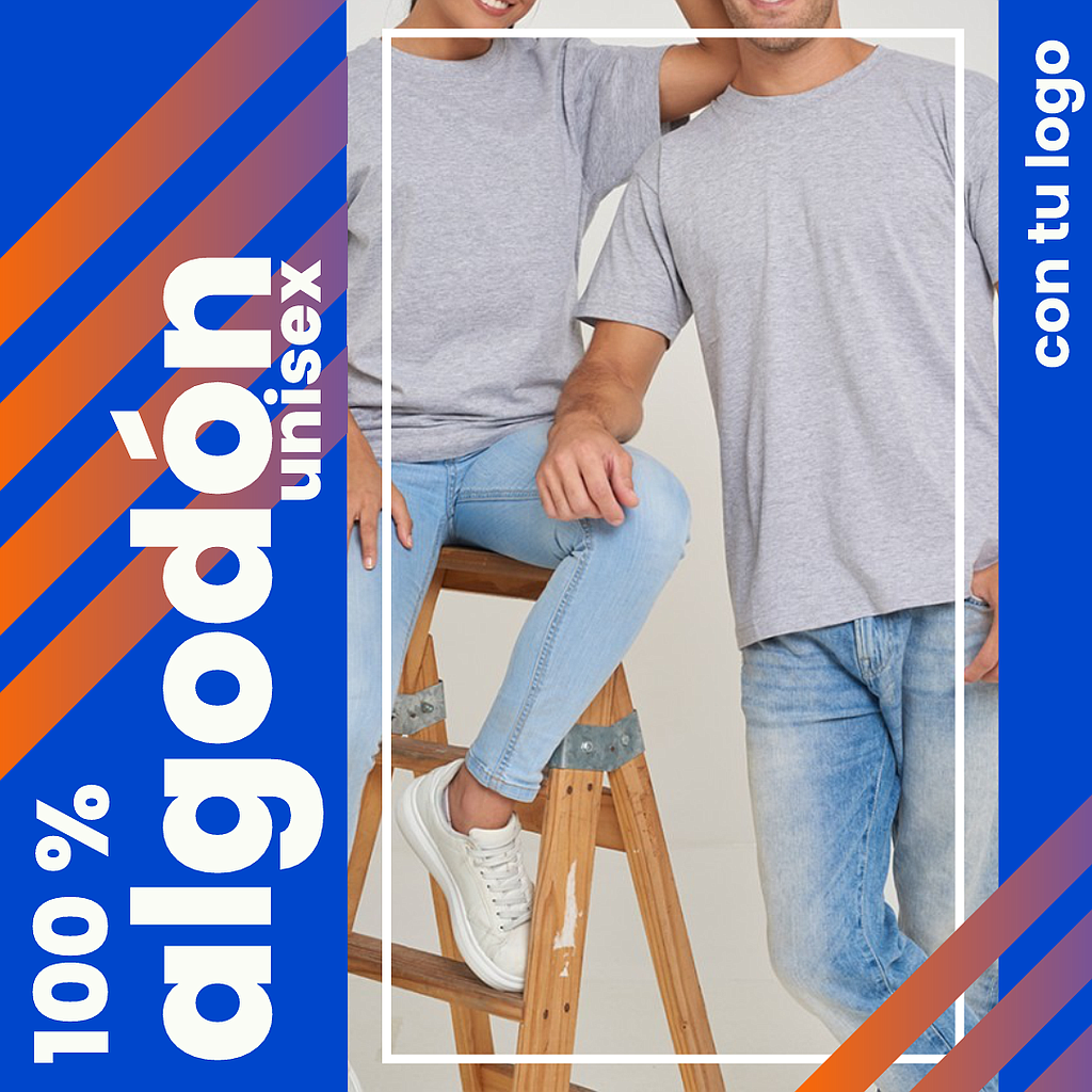 Camiseta 100% algodón - unisex