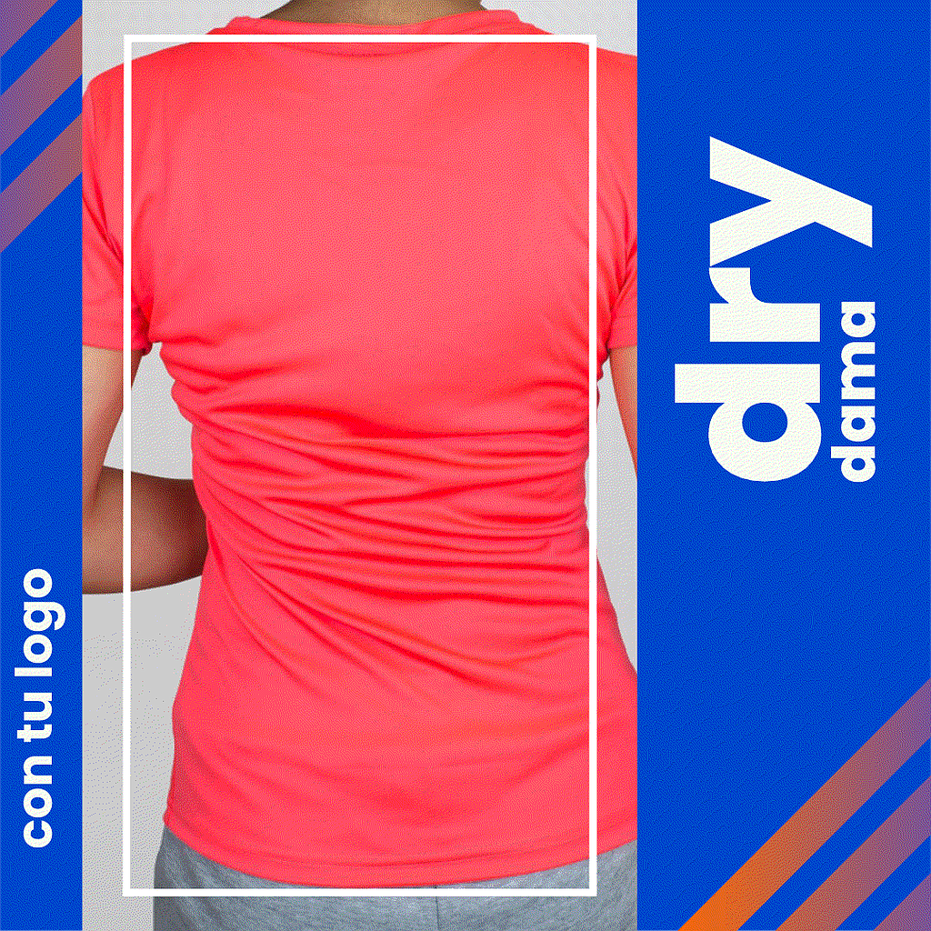 Camiseta Dry dama